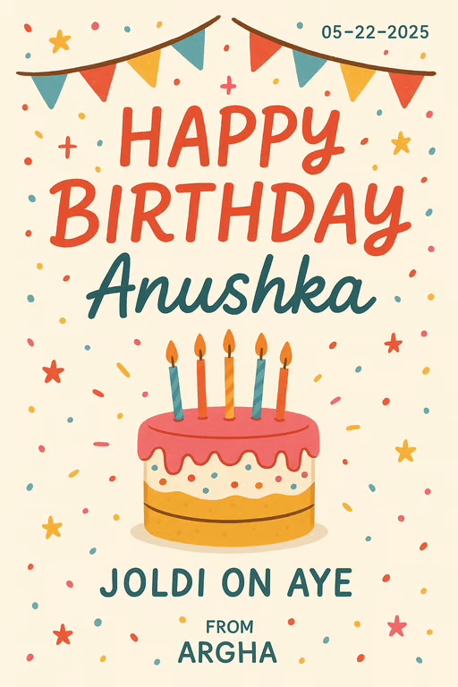 Personalized employee birthday card example